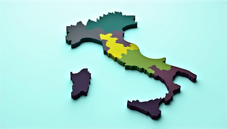 Mappa colorata degli interventi di salute comunitaria nella regione Lazio